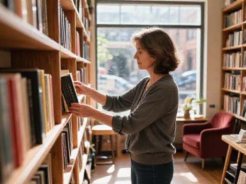 Anja Urbschat geht zurück in den Buchhandel